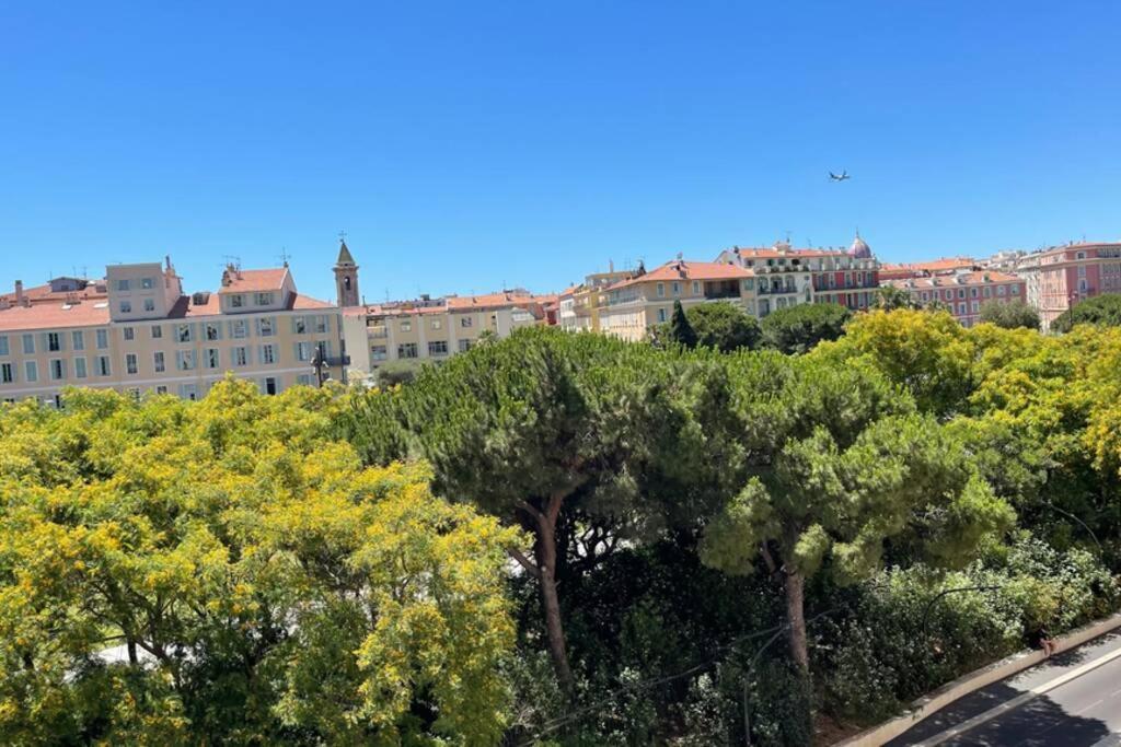 Spacious 3 Bedroom Flat Nice Center - Magnificent View-Parking מראה חיצוני תמונה