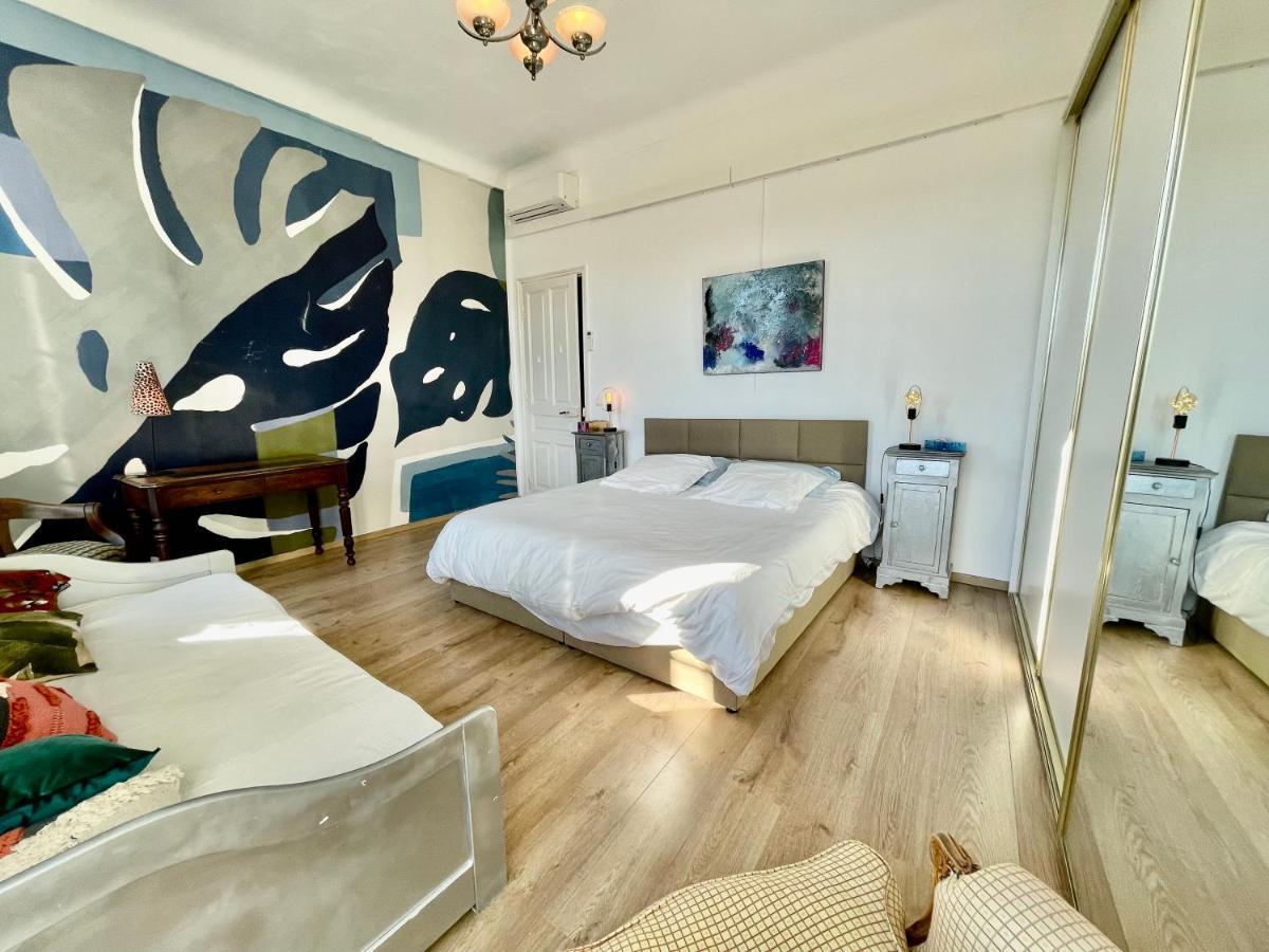 Spacious 3 Bedroom Flat Nice Center - Magnificent View-Parking מראה חיצוני תמונה
