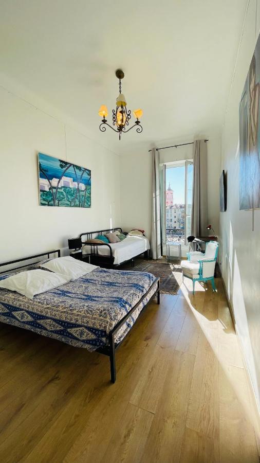 Spacious 3 Bedroom Flat Nice Center - Magnificent View-Parking מראה חיצוני תמונה