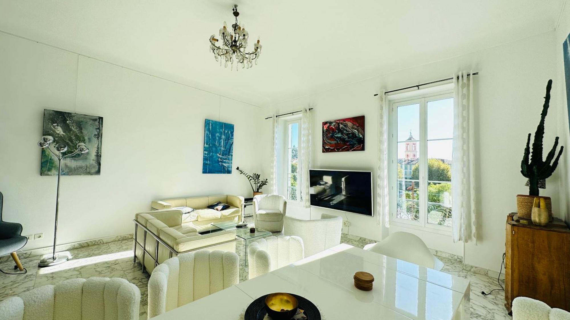 Spacious 3 Bedroom Flat Nice Center - Magnificent View-Parking מראה חיצוני תמונה